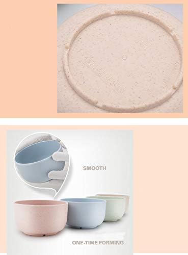 Wheat Straw Bowls 14oz Set of 4 - Unbreakable Cereal and Salad Bowl for Kids and Adults - Eco-Friendly Bowls for Snack, Soup and Dessert - Microwave & Dishwasher Safe