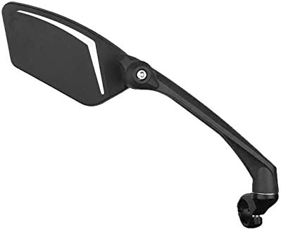 MEACHOW New Scratch Resistant Glass Lens,Handlebar Bike Mirror, Rotatable Safe Rearview Mirror, Bicycle Mirror,ME-010