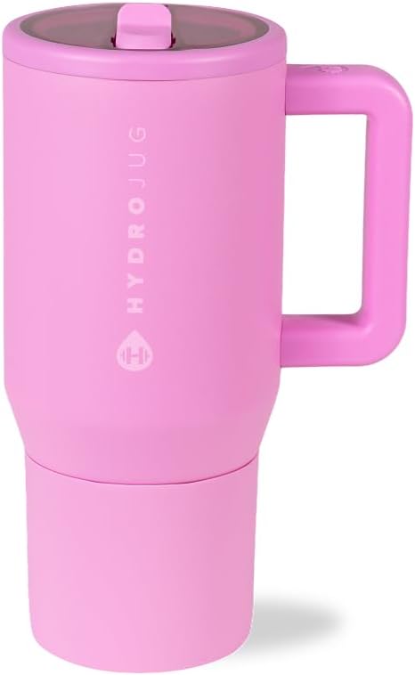 HydroJug Kids - 20 oz Insulated Kids Water Bottle with Flip Straw & Handle | Leak-Proof & Durable | Perfect for School, Sports, Lunch, Travel & Camp, Taffy