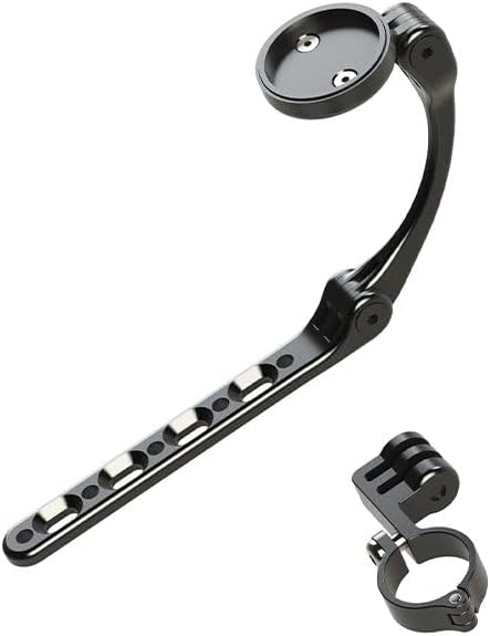 TriRig - Polymount - 3-in-1 Aero Bike Accessory Mount for Garmin, Wahoo, GoPro, Triathlon, Time Trial Bikes – Adjustable Mount w/Articulating Arm, Aerodynamic Design, Quick Installation Kit Included