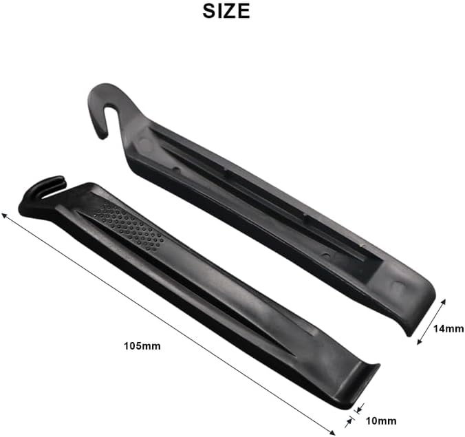 Bike Tire Levers Ultra Strong Bicycle Tire Removal Tool to Repair Bicycle Tube for Road & Mountain Bike Tires Repair Kits Tool (Metals Material)