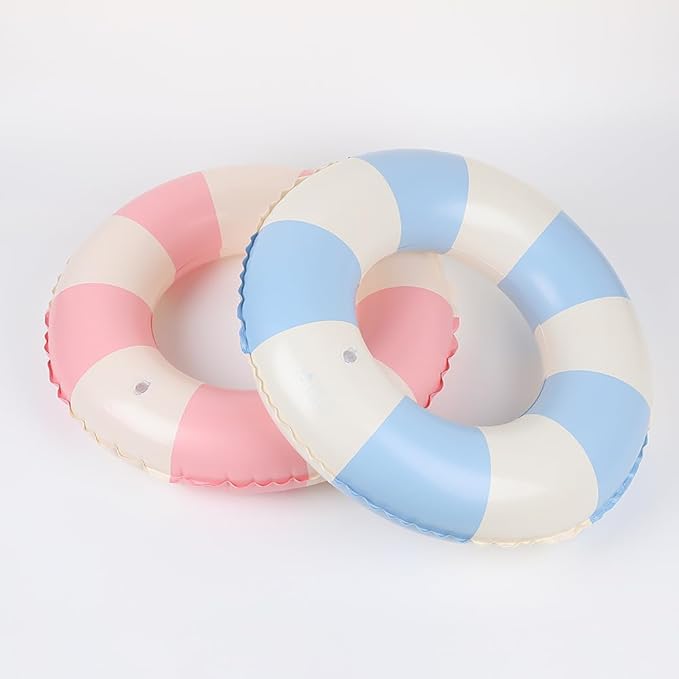 2 PCS Inflatable Pool Floats for Swimming Pool Party Lake Beach Adults - Floaties Pool Tubes Swim Rings Tubes Floaties for Beach Pool Party Decorations