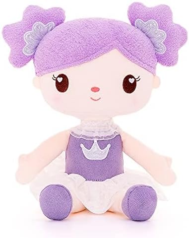 Gloveleya Baby Doll Girls Gifts Plush Candy Princess Dolls Purple