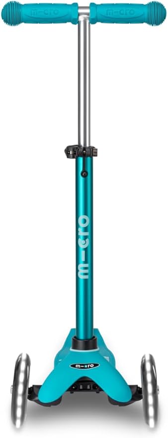 Micro Kickboard Mini Deluxe LED Three-Wheeled Lean-to-Steer Swiss-Designed Micro Scooter