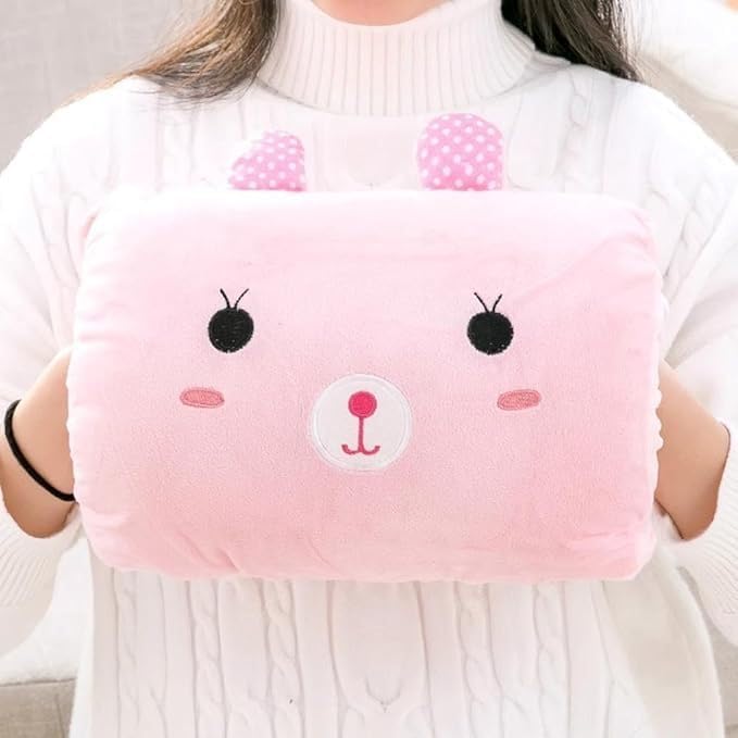 Kids Cartoon Hand Warmer Pillow, Cartoon Hand Pillow Plush Pillows, Non Electrical Travel Essentials,D