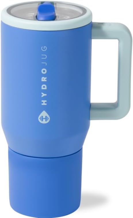 HydroJug Kids - 20 oz Insulated Kids Water Bottle with Flip Straw & Handle | Leak-Proof & Durable | Perfect for School, Sports, Lunch, Travel & Camp, Riptide