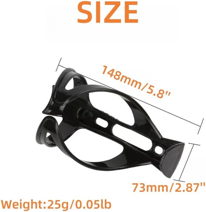 Lightweight Bicycle Water Bottle Holder - Secure, Versatile, and Stylish Bike Universal Drink Cage, Cycling, Road/Mountain Bikes (Yellow)