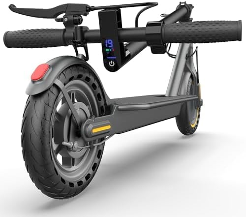 WERHY Electric Scooter, 8.5"/10"/14" Tire, Powerful 350/500W Motor, Top Speed 19/22 MPH, 21-49Miles Max Range, Folding Escooter for Adults & Teens with Dual Braking