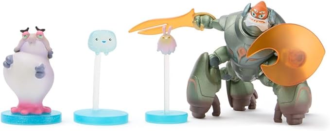 Disney Store Official Elio Figure Set – 8 Fully Sculpted Disney Figures Including Elio, Olga, Lord Grigon & More in Double-Tiered Box with Scenic Backgrounds