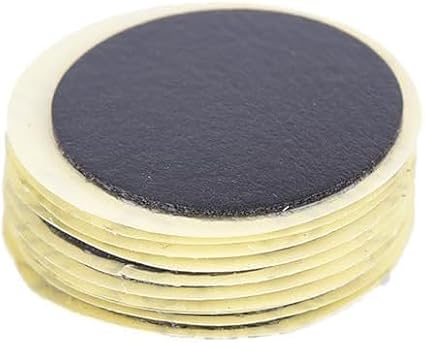 24Pcs Black Bike Tire Patch Kit,Glueless Bike Repair Patch, Round Bike Tube Patches, Bikes Tire Repair Kit,Bike Inner Tube Repair Kit, Bike Patch Kit for Road and Mountain, Cycling,Tires and Tubes