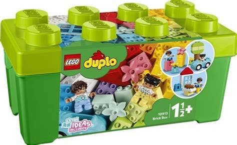 LEGO DUPLO Classic Brick Box Building Blocks - Stacking Toys for Toddlers, Ages 1.5+ Years - Learning & Educational Toys for Preschool - Develop Fine Motor Skills - Gift for Christmas - 10913
