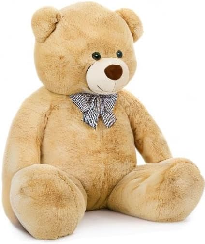 MaoGoLan Giant Teddy Bear Plush, Life Size Large Teddy Bear Stuffed Animal 5 Feet,Soft and Fluffy Big Teddy Bear Gift for Baby Shower,Christmas,Valentines