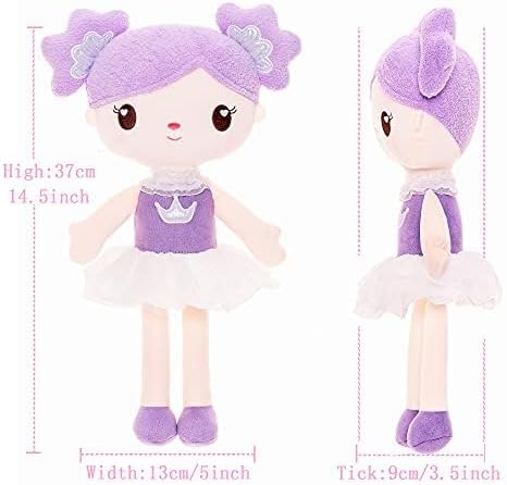 Gloveleya Baby Doll Girls Gifts Plush Candy Princess Dolls Purple
