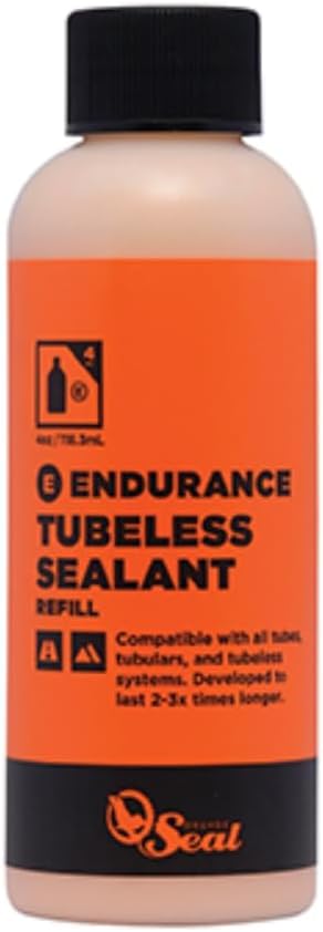 Orange Seal - Endurance Formula Tubeless Bike Tire Sealant | Long Lasting, Fast Sealing | for MTB, Road, CX and Gravel Bicycle Tires