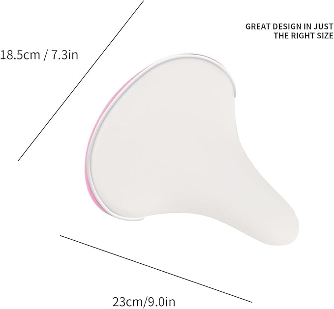 Wide Kids Bike Seat for Girls Bike, Purple & Pink