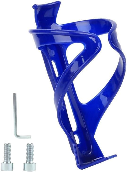 Lightweight Bicycle Water Bottle Holder - Secure, Versatile, and Stylish Bike Universal Drink Cage, Cycling, Road/Mountain Bikes (Blue)
