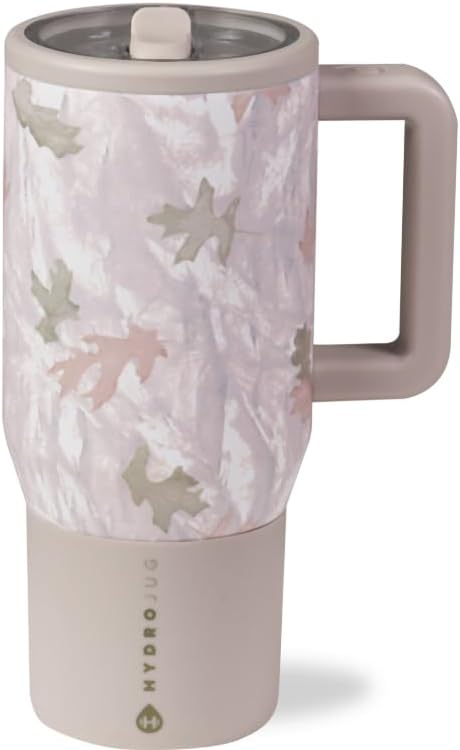 HydroJug Kids - 20 oz Insulated Kids Water Bottle with Flip Straw & Handle | Leak-Proof & Durable | Perfect for School, Sports, Lunch, Travel & Camp, Camo