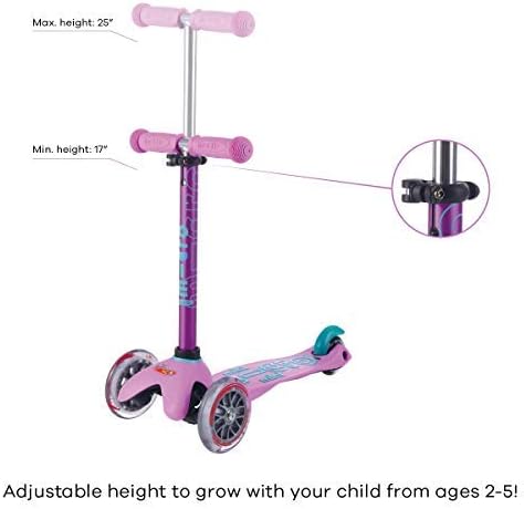 Micro Kickboard - Mini Deluxe - Three Wheeled, Lean-to-Steer Swiss-Designed Micro Scooter