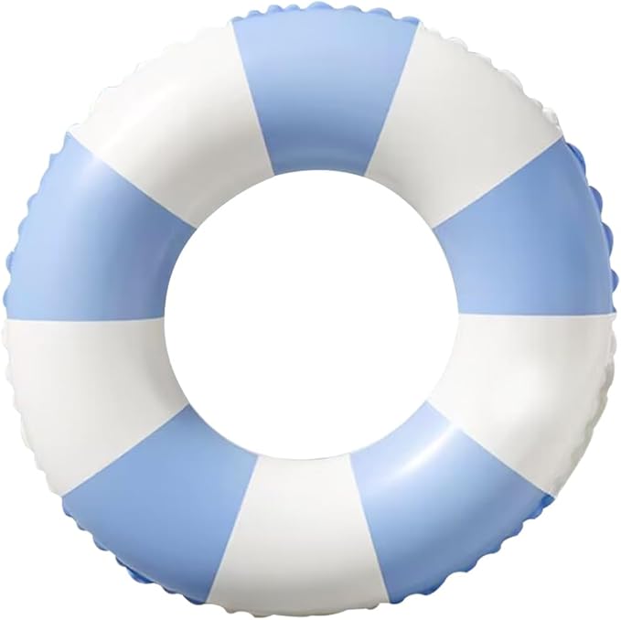 Children Swimming Ring, Inflatable Pool Floats Swim Tube Raft Toy with Fruits Mermaid Decorations Summer Water Fun Lounge Beach Lake Party Supplies for Kids