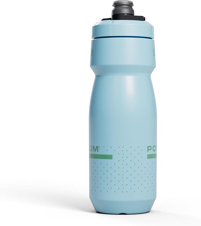 CamelBak Podium 24oz Bike Water Bottle - Easy Squeeze Bottle - Fits Most Bike Cages, Crystal Blue
