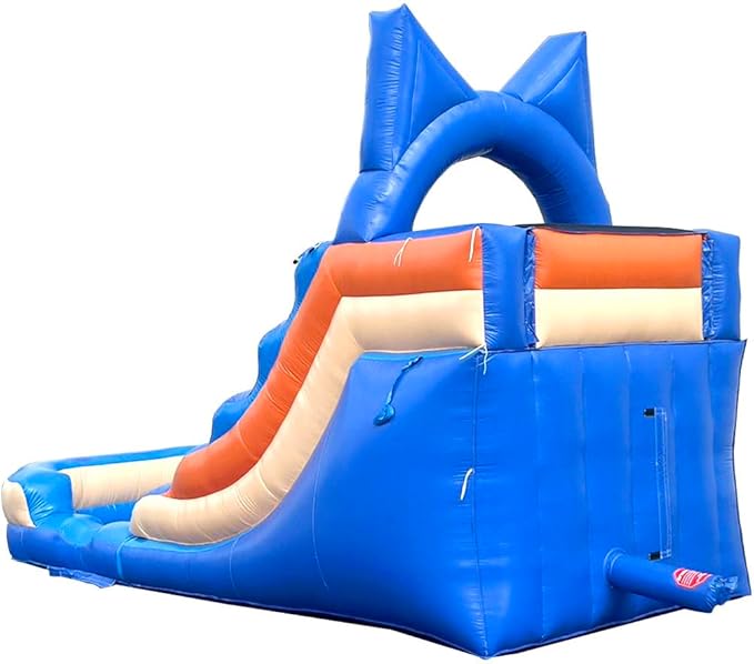 Inflatable Water Slide for Kids & Toddlers with Inflatable Pool, Backyard, Park or Commercial Use, Outdoor Water Play, Includes Blower Stakes, Splash Pool & Storage Bag, Large 21' x 9' x 12'