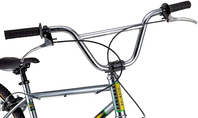 Schwinn Sting Pro and Predator Team BMX Bike for Kids/Youth, Retro Design, Single-Speed, Hi-Ten Steel Frame, 20 or 24-Inch Wheels, Multiple Colors