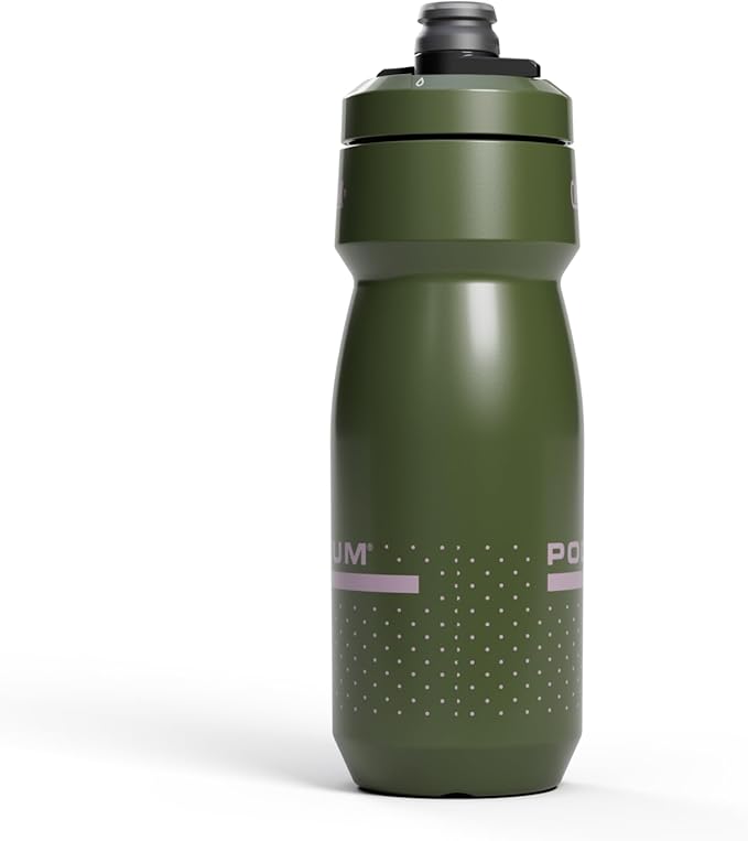CamelBak Podium 24oz Bike Water Bottle - Easy Squeeze Bottle - Fits Most Bike Cages, Deep Fern