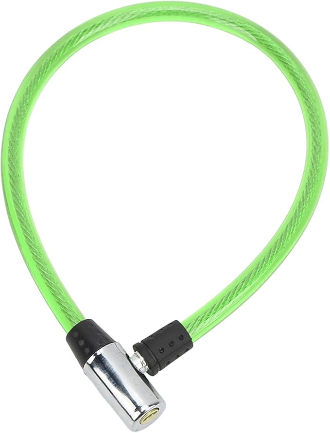 Bike Lock Cable with Key Steel Wire Portable Cable Lock Security Bike Lock for Bike Motorcycle Gate 3 Colors