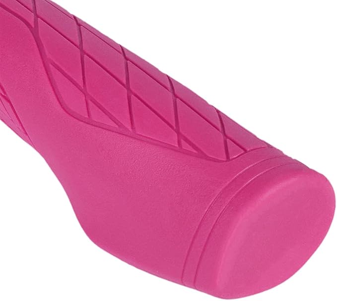 SOLODRIVE Ergonomic Design Mountain Bike Grips, Comfortable Bicycle Handlebar Grips, Single Lock-on and Non-Slip MTB Handle, Fit MTB, E-Bike, Hybrid, Scooter