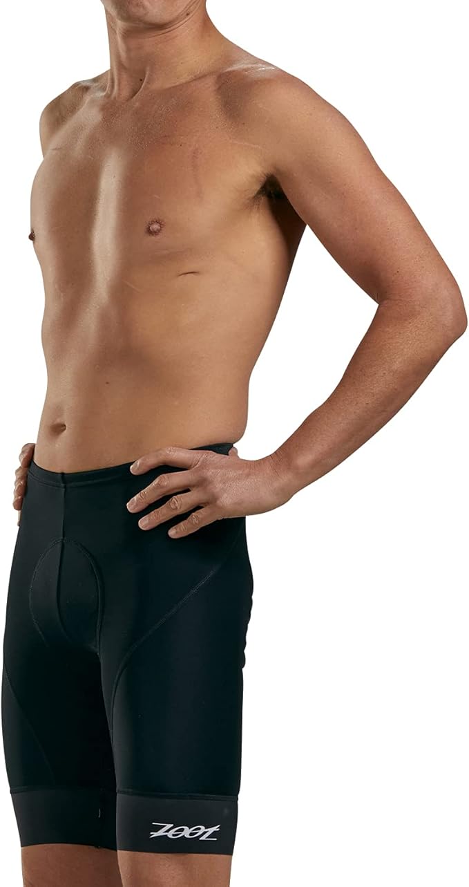 Zoot Men’s Core Cycle Shorts, Padded Performance 9-Inch Bicycle Shorts for Triathlons & Endurance Racing, UPF 50+ Fabric