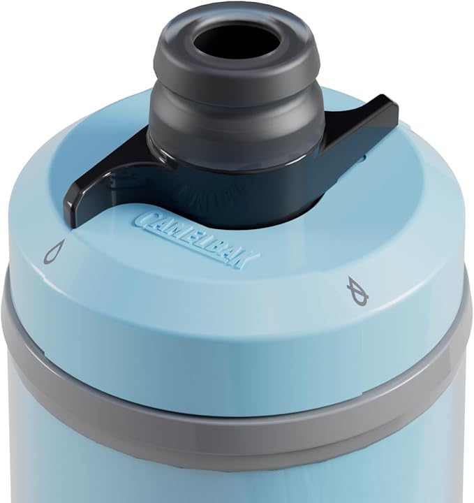 CamelBak Podium Chill Bike Insulated Squeeze Water Bottle Crystal Blue, 24oz