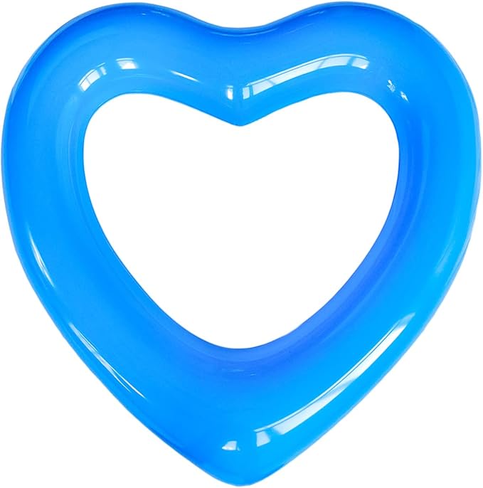 ZHUYNXIR Heart Swimming Pool Float Loungers Tube, Water Fun Beach Party Toys for Kids，Birthday Scene Layout Props.