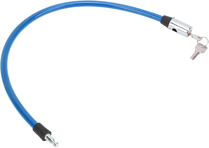 Bike Lock Cable with Key Steel Wire Portable Cable Lock Security Bike Lock for Bike Motorcycle Gate 3 Colors