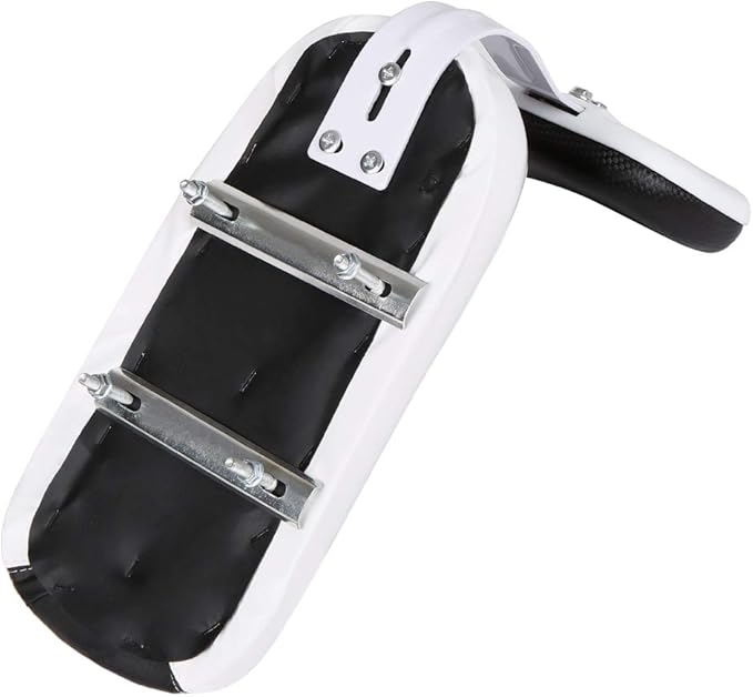 Lixada Bicycle Back Seat Cycling Bike Mountain Bike PU Leather Soft Cushion Rear Rack Seat with Back Rest