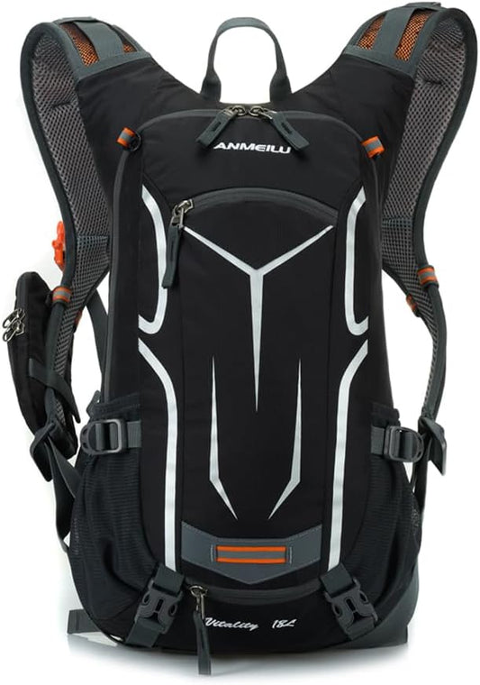 Outdoor Cycling Backpack, 18L, Black