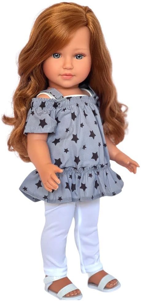 Kennedy and Friends 18 Inch Fashion Dolls- Tilt and Pose Feature and All Vinyl (F02-Jln)