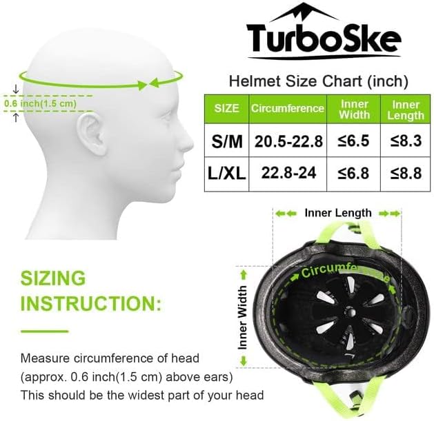 Skateboard Helmet, BMX Helmet, Multi-Sport Helmet, Bike Helmet for Kids, Youth, Men, Women