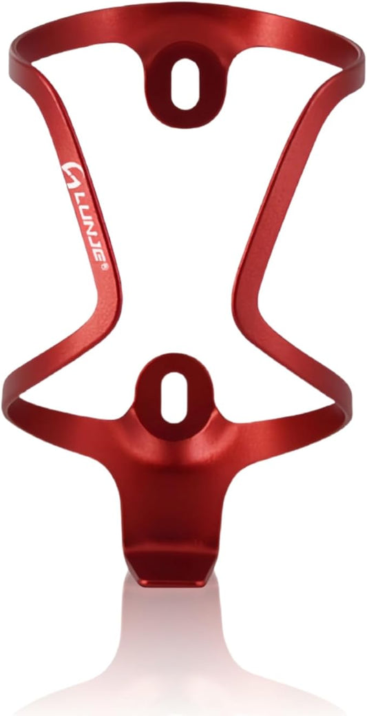 Bike Water Bottle Holder: Ultra-Light Bicycle Bottle Cages with Screws, Alloy Aluminum, Universal Bike Cup Holder Rack for Road MTB Bikes(RED)