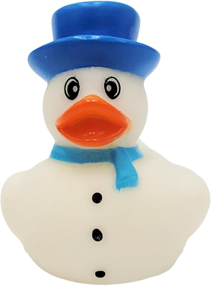 100 Christmas Holiday Rubber Duck Toy Duckies for Kids, Bath Birthday Gifts Baby Showers Summer Beach and Pool Activity, 2" (100-Pack)