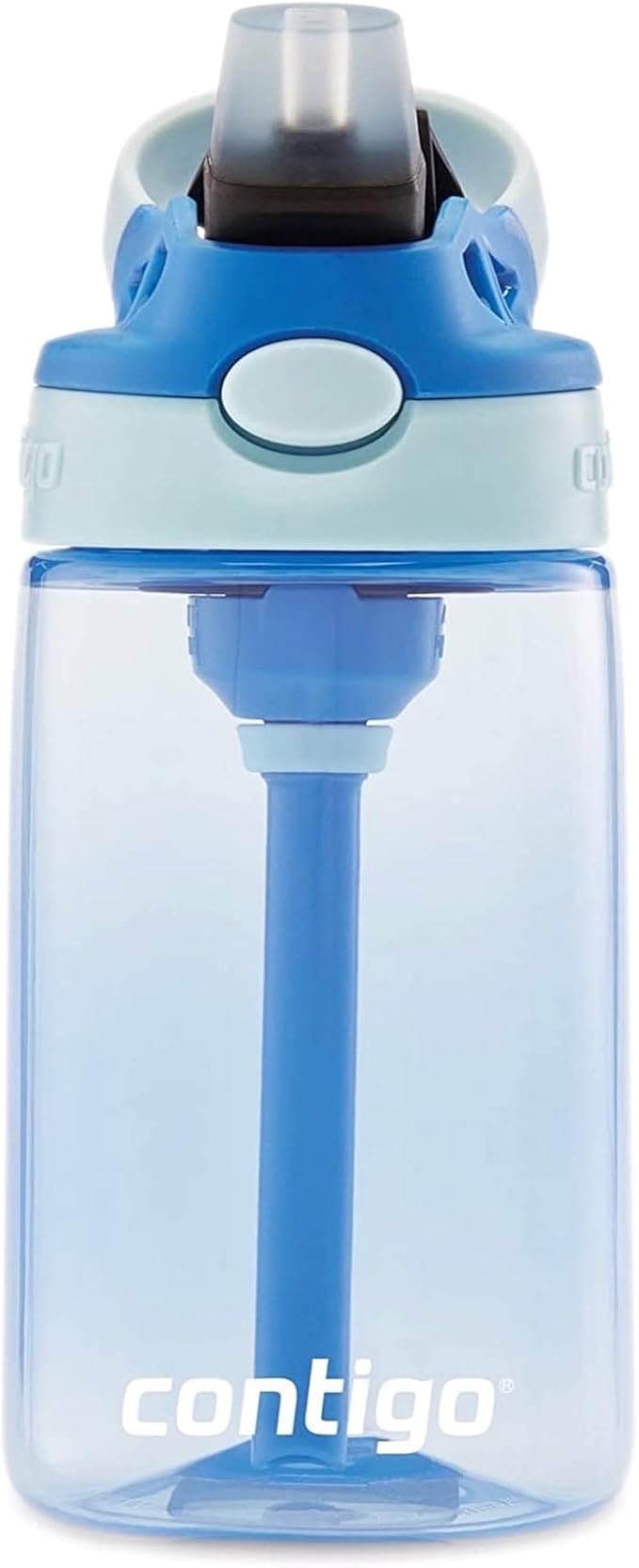 Contigo Kids Straw Water Bottle with AUTOSPOUT Lid, 14oz, Cotton Candy