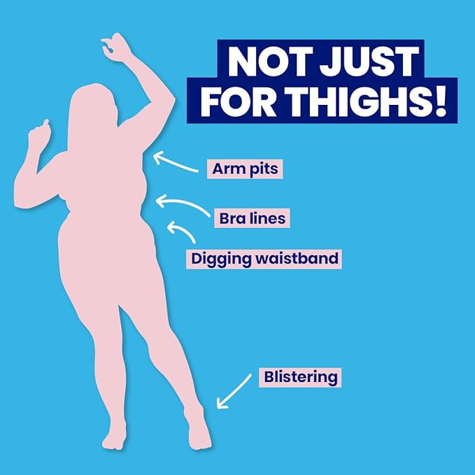 Megababe Thigh Rescue Anti-Chafe Stick | Prevents Skin Chafe & Irritation | Thighs, arms, Bra-Lines & More