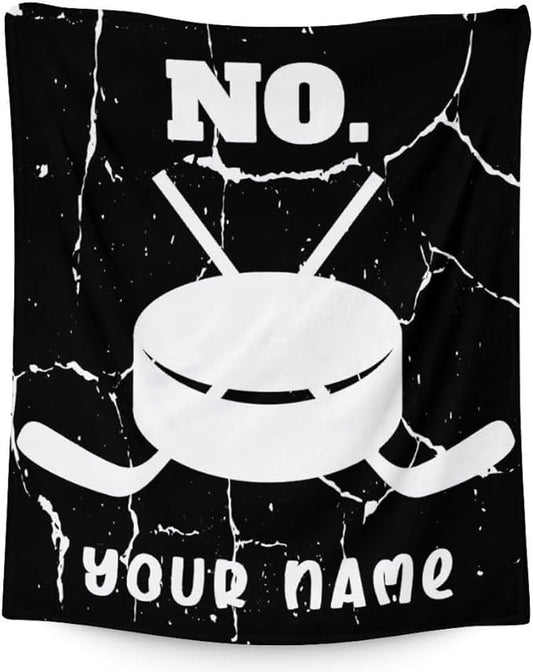 Hockey Gifts - Ice Hockey Blanket for Boys - Kids Throw Blankets for Girls - 60"x80" Soft Plush Throws for Children