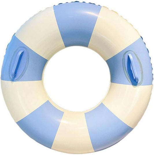 Children Swimming Ring, Inflatable Pool Floats Swim Tube Raft Toy with Fruits Mermaid Decorations Summer Water Fun Lounge Beach Lake Party Supplies for Kids
