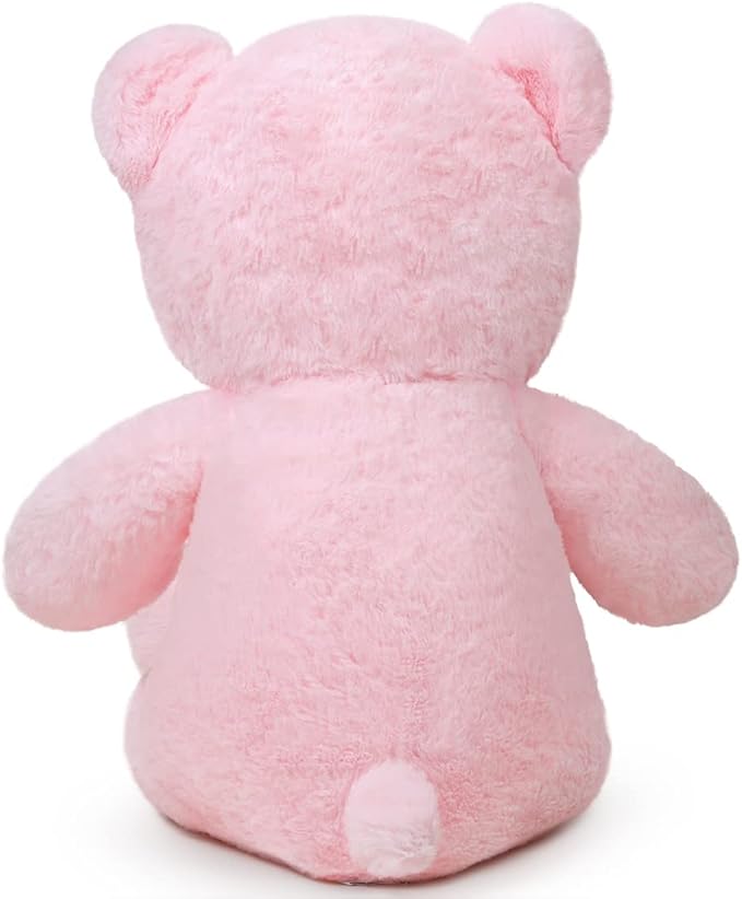 Teddy Bear Stuffed Animal 24'' Small Teddy Bear Plush Toy Gift for Valentine Christmas Birthday Pink