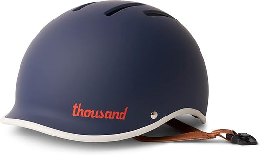Thousand Heritage 2.0 Adult Bike Helmet; The Original Low Profile Retro Commuter Cycling Helmet Safety Certified for Bicycle Skateboard Skating Roller Skates; for Men & Women