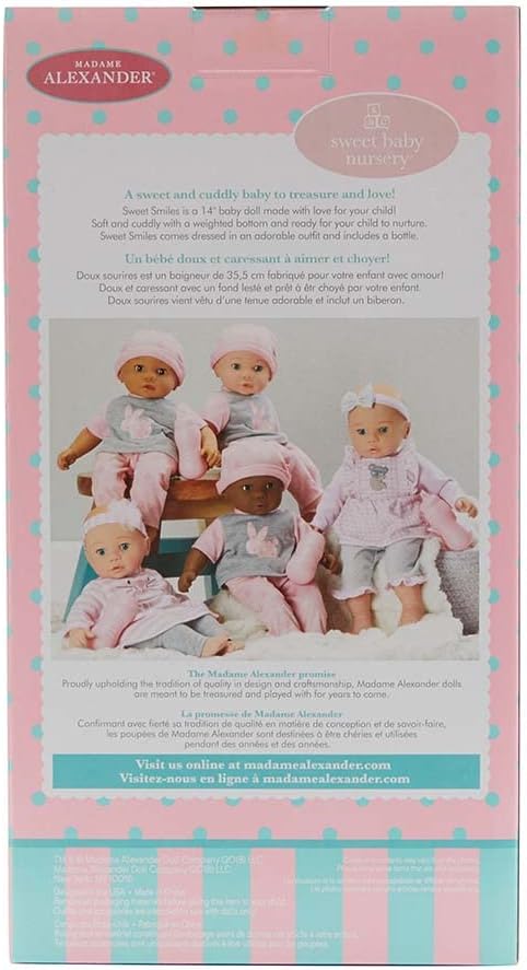 Madame Alexander 14-Inch Sweet Smiles Cuddly Koala Doll, Light Skin Tone