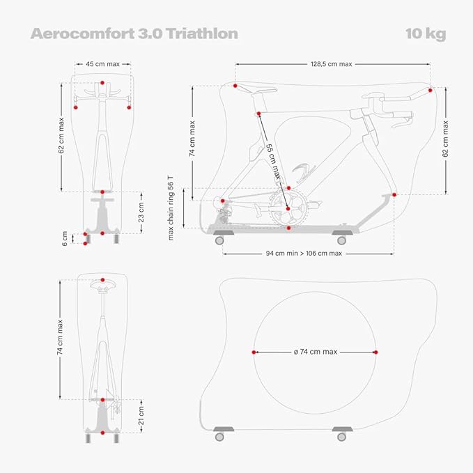 SCICON Aerocomfort Triathlon Bike Travel Bag and Urban Backpack 15L