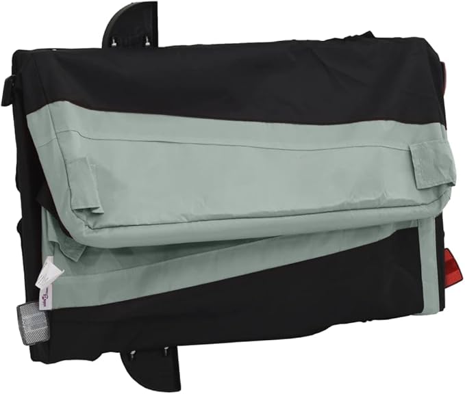 Bike Trailer Bicycle Cargo Trailer, Bike Wagon Trailer, Bike Cart with Safety Flag, Black and Gray 99.2 lb Iron, 49.6"x24.8"x20.1"