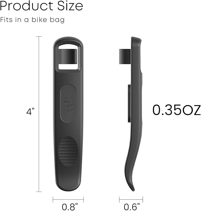 Bicycle Tire Levers - Military-Grade Nylon, Scratch-Free Rim Protection, Ultra Lightweight Tire Removal Tool for Road & Mountain Bikes