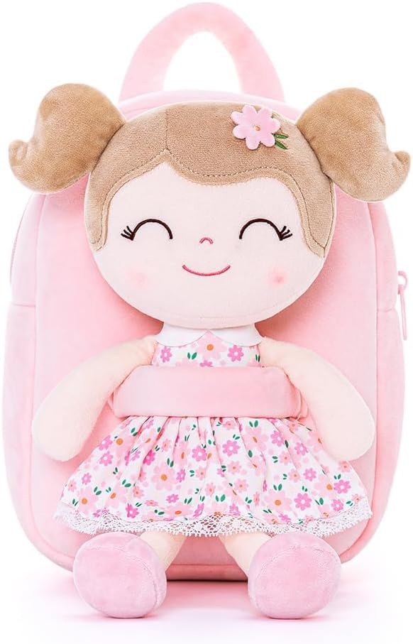 Gloveleya Kids Backpacks Girls Backpack Plush Bags Diaper Bag Printed Sunflower Backpack